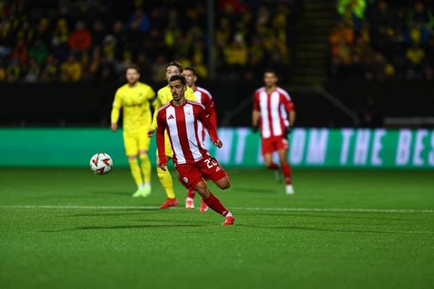 UEFA Europa leauge 2024 2025 Bodo Glimt Olympiakos Bodo 20250306 UEFA Europa leauge match between Bodo Glimt and Olympiakos at Aspmyra Stadium Photo Annika Byrde NTB Bodo Norge EDITORIAL USE ONLY RESTRICTED USE FOR BETTING COMPANIES  Copyright: xAnnikaxByrdex xNTBx