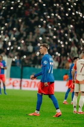 Europa League: FCSB-Olympique Lyon, Bucharest, 06.03.2025 Europa League: FCSB-Olympique Lyon, Bucharest, 06.03.2025, Andrei Gheorghita during the match. Copyright: xVLADxBEREHOLSCHIx