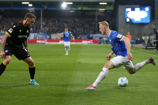 07.03.2025, xrekx, Fussball 2.Bundesliga, SV Darmstadt 98 - Karlsruher SC v.l. Isac Lidberg (SV Darmstadt 98) (DFL DFB REGULATIONS PROHIBIT ANY USE OF PHOTOGRAPHS as IMAGE SEQUENCES and or QUASI-VIDEO) Darmstadt