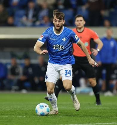 07.03.2025, xdcx, Fussball 2. Bundesliga, SV Darmstadt 98 - Karlsruher SC, emonline, emspor, despor, v.l., Killian Corredor (SV Darmstadt 98) DFL DFB REGULATIONS PROHIBIT ANY USE OF PHOTOGRAPHS AS IMAGE SEQUENCES AND OR QUASI-VIDEO.