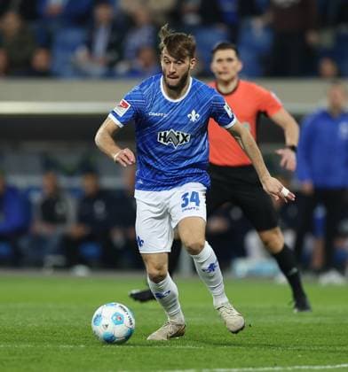 07.03.2025, xdcx, Fussball 2. Bundesliga, SV Darmstadt 98 - Karlsruher SC, emonline, emspor, despor, v.l., Killian Corredor (SV Darmstadt 98) DFL DFB REGULATIONS PROHIBIT ANY USE OF PHOTOGRAPHS AS IMAGE SEQUENCES AND OR QUASI-VIDEO.
