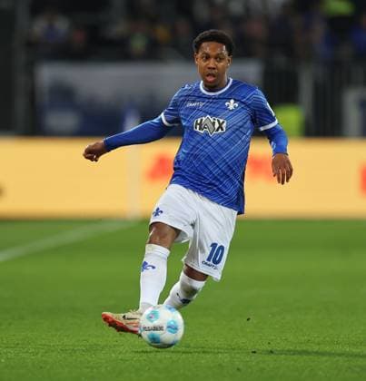 07.03.2025, xdcx, Fussball 2. Bundesliga, SV Darmstadt 98 - Karlsruher SC, emonline, emspor, despor, v.l., Jean-Paul BoÃ«tius (SV Darmstadt 98) DFL DFB REGULATIONS PROHIBIT ANY USE OF PHOTOGRAPHS AS IMAGE SEQUENCES AND OR QUASI-VIDEO.