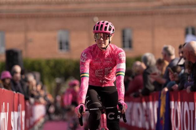 ROY Sarah during the 11th edition of the Strade Bianche Women Elite (White Roads) a 136 km one day race from Siena to Siena, Tuscany (Italy) - Saturday March 8, 2025.  Copyright: xMassimoxPaolone xLaPressex