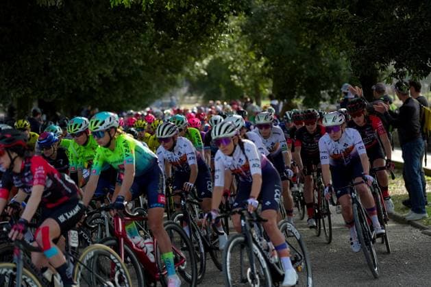 during the 11th edition of the Strade Bianche Women Elite (White Roads) a 136 km one day race from Siena to Siena, Tuscany (Italy) - Saturday March 8, 2025.  Copyright: xSimonexSpada LaPressex