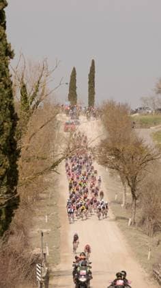 during the 11th edition of the Strade Bianche Women Elite (White Roads) a 136 km one day race from Siena to Siena, Tuscany (Italy) - Saturday March 8, 2025.  Copyright: xMarcoxAlpozzi xLaPressex