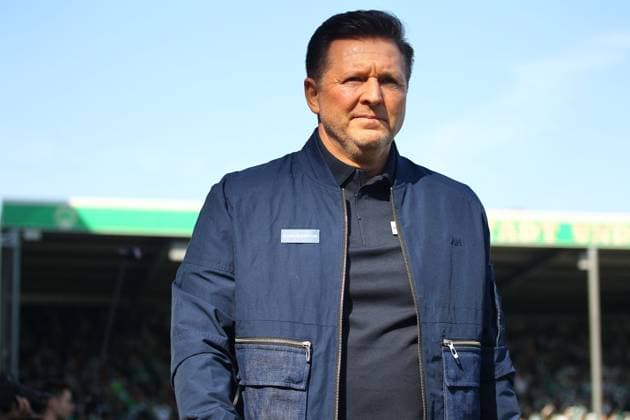Christian Titz Trainer Magdeburg , Greuther Fürth-1.FC Magdeburg , 2.Bundesliga, Spieltag 25, Fußball , in den Sportpark Ronhof Thomas Sommer Stadion , Fiürth , Bayern , Deutschland . März 08, 2025 . Photo by: Davide Elias Ipa Photo Pressefoto DENL Copyright: xDavidexEliasx