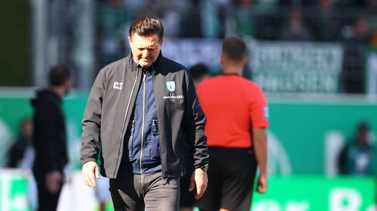 Christian Titz Trainer Magdeburg , Greuther Fürth-1.FC Magdeburg , 2.Bundesliga, Spieltag 25, Fußball , in den Sportpark Ronhof Thomas Sommer Stadion , Fiürth , Bayern , Deutschland . März 08, 2025 . Photo by: Davide Elias Ipa Photo Pressefoto DENL Copyright: xDavidexEliasx