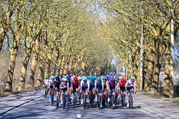GP Criquielion 2025 LESSINES, BELGIUM - MARCH 08 : Illustration picture of the peloton pictured during the 2025 GP Criquielion cycling race with start in Ath and finish in Lessines after 200 km on March 8, 2025 in Lessines, Belgium, 08 03 2025 Lessines Belgium  Copyright: xJanxDexMeuleneirx