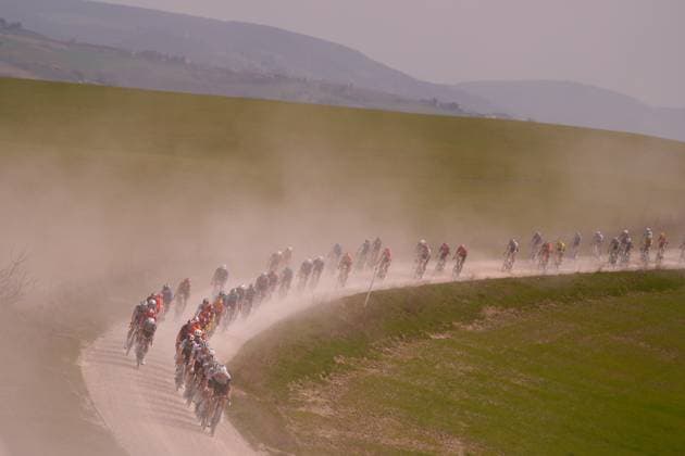 Sport Themen der Woche KW10 Sport Bilder des Tages during the 19th edition of the Strade Bianche (White Roads) a 213 km one day race from Siena to Siena, Tuscany (Italy) - Saturday March 8, 2025.  Copyright: xFabioxFerrari LaPressex