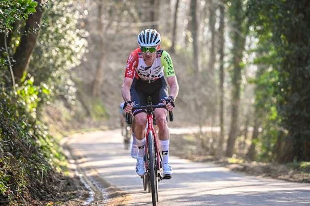 GP Criquielion 2025 LESSINES, BELGIUM - MARCH 08 : Rider of Intermarche - Wanty in action pictured during the 2025 GP Criquielion cycling race with start in Ath and finish in Lessines after 200 km on March 8, 2025 in Lessines, Belgium, 08 03 2025 Lessines Belgium  Copyright: xJanxDexMeuleneirx