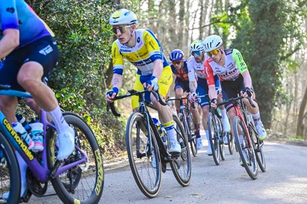 GP Criquielion 2025 LESSINES, BELGIUM - MARCH 08 : Rider of Intermarche - Wanty in action pictured during the 2025 GP Criquielion cycling race with start in Ath and finish in Lessines after 200 km on March 8, 2025 in Lessines, Belgium, 08 03 2025 Lessines Belgium  Copyright: xJanxDexMeuleneirx