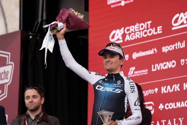PIDCOCK Thomas during the 19th edition of the Strade Bianche (White Roads) a 213 km one day race from Siena to Siena, Tuscany (Italy) - Saturday March 8, 2025.  Copyright: xMassimoxPaolone LaPressex