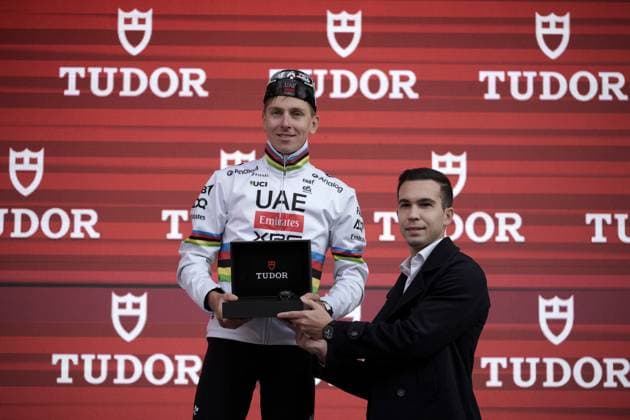 POGACAR Tadej wins the 19th edition of the Strade Bianche (White Roads) a 213 km one day race from Siena to Siena, Tuscany (Italy) - Saturday March 8, 2025.  Copyright: xMarcoxAlpozzi xLaPressex