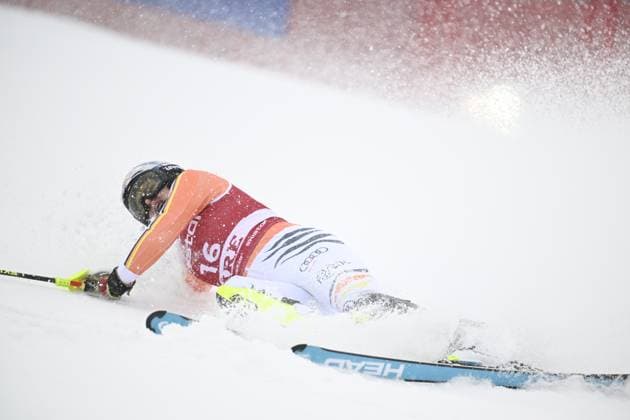 Sport Themen der Woche KW10 Sport Bilder des Tages ARE, SVERIGE 20250309 Germany s Emma Aicher in action during the first run of the women s slalom event during the FIS Alpine Skiing World Cup in Are, Sweden, on March 9, 2025. ARE SVERIGE x10050x *** ARE, SVERIGE 20250309 Germany s Emma Aicher in action during the first run of the women s slalom event during the FIS Alpine Skiing World Cup in Are, Sweden, on March 9, 2025 ARE SVERIGE x10050x  Copyright: xPontusxLundahl TTx ALPINE SKIING WC SLALOM