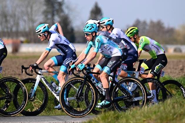 Grand Prix Jean-Pierre Monsere 2025 cycling race ROESELARE, BELGIUM - MARCH 09 : Tolio Alex (ITA) of VF Group - Bardiani CSF - Faizane during the Men Elite UCI 1.1 Europe Tour 13th Lotto Begium Cup Grand Prix Jean-Pierre Monsere cycling race of 201,6 kms with start in Ichtegem and finish in Roeselare on March 09, 2025 in Roeselare, Belgium, 09 03 2025 ( Motordriver Guy De Vuyst & Roeselare Belgium  Copyright: xTomasxSiskx