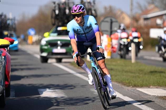 Grand Prix Jean-Pierre Monsere 2025 cycling race ROESELARE, BELGIUM - MARCH 09 : Kubis Lukas (SVK) of Unibet Tietema Rockets during the Men Elite UCI 1.1 Europe Tour 13th Lotto Begium Cup Grand Prix Jean-Pierre Monsere cycling race of 201,6 kms with start in Ichtegem and finish in Roeselare on March 09, 2025 in Roeselare, Belgium, 09 03 2025 ( Motordriver Guy De Vuyst & Roeselare Belgium  Copyright: xTomasxSiskx