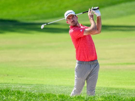 March 9, 2025: Max Greyserman reacts to his bunker shot on the 1st hole during final round of the Arnold Palmer Invitational presented by Mastercard held at Arnold Palmer s Bay Hill Club & Lodge in Orlando, FL. Romeo T Guzman CSM Orlando USA - ZUMAcg2_ 20250309_faf_cg2_018 Copyright: xRomeoxGuzmanx