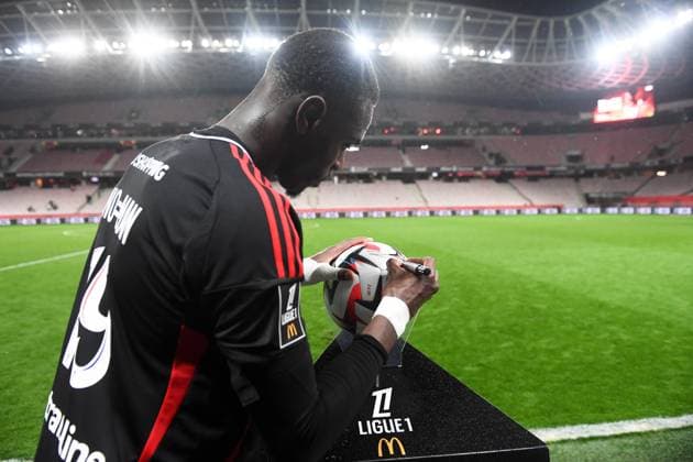 OGC Nice v Olympique Lyonnais - Ligue 1 McDonald s 2024 2025 19 Moussa NIAKHATE (ol) during the Ligue 1 McDonald s match between Nice and Lyon at Allianz Riviera Stadium on March 9, 2025 in Nice, France. Nice France  Copyright: xFEPx 776292988