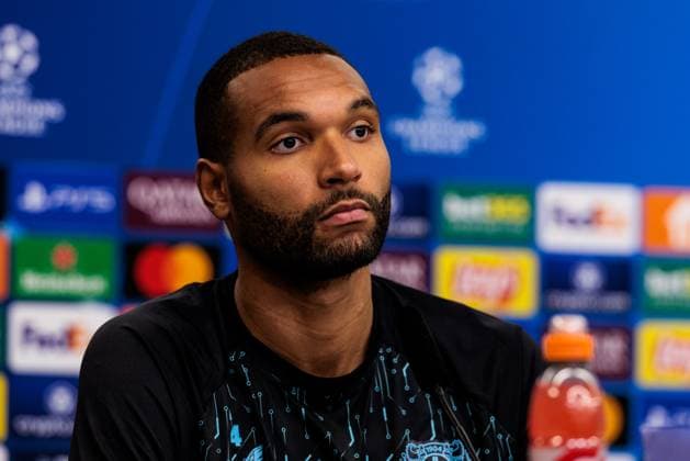 UEFA Champions League, Pressekonferenz Bayer 04 Leverkusen; 10.03.2025 Jonathan Tah (Bayer 04 Leverkusen, 4) während der Pressekonferenz UEFA Champions League Achtelfinale Rückspiel, Pressekonferenz Bayer 04 Leverkusen vor dem Spiel gegen FC Bayern München; Leverkusen, BayArena am 10.03.2025 Copyright: xBEAUTIFULxSPORTS Wunderlx