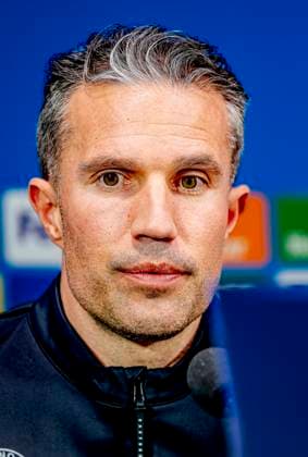 Pressconference Robin van Persie and Timon Wellenreuther of Feyenoord at the San Siro stadium for the UEFA Champions League season 2024-2025 in MILAN, Italy on 10 march 2025, (photo by Marcel van Dorst EYE4images DeFodi Images)
