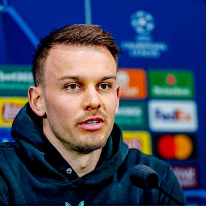 Pressconference Robin van Persie and Timon Wellenreuther of Feyenoord at the San Siro stadium for the UEFA Champions League season 2024-2025 in MILAN, Italy on 10 march 2025, (photo by Marcel van Dorst EYE4images DeFodi Images)