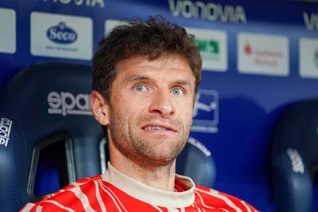 Fussball: Bundesliga, Saison 2024-2025, FC Bayern München - Thomas Müller (FC Bayern München, 25) Thomas Muller (FC Bayern Munchen) Archiv Copyright: xJOERANxSTEIINSIEKx