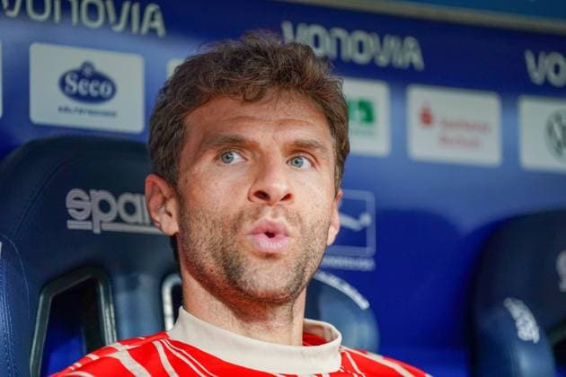 Fussball: Bundesliga, Saison 2024-2025, FC Bayern München - Thomas Müller (FC Bayern München, 25) Thomas Muller (FC Bayern Munchen) Archiv Copyright: xJOERANxSTEIINSIEKx