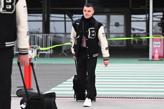 Aston Villa v Club Brugge - UEFA Champions League Media Activities 11 03 2025 OOSTENDE, BELGIUM - MARCH 11 : Jutgla Ferran forward of Club Brugge pictured at the Oostende airport before departure for the UEFA Champions League 2024 25 round of 16 match second leg between Aston Villa and Club Brugge on March 11, 2025 in Oostende, Belgium, 11 03 2025 Oostende Belgium  Copyright: xVincentxKalutx