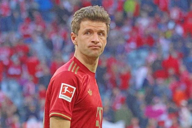 25 Thomas Müller (FCB) Portraet, Portrait, Fussball 1. BL FC Bayern München - VfL Bochum 08.03.2025 Allianz Arena FOTO: Mladen Lackovic LakoPress