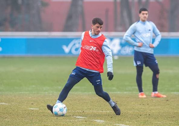 Fussball, Herren, Saison 2024 25, 2. Bundesliga, Hertha BSC, Training, Diego Demme (Hertha BSC), 11.03. 2025,