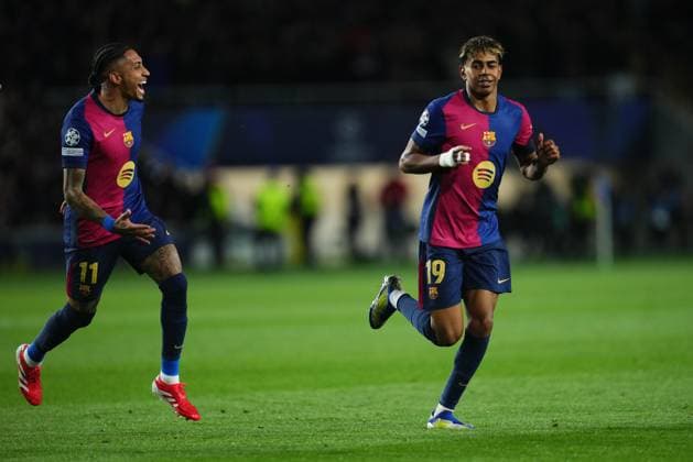 Barcelona, Spain, Season 2024 2025, UEFA Champions League, Round of 16, second leg, FC Barcelona, Barca v SL Benfica, Lluis Companys Stadium, 11 March 2025 Copyright: xBaguxBlancox xPressinphotox