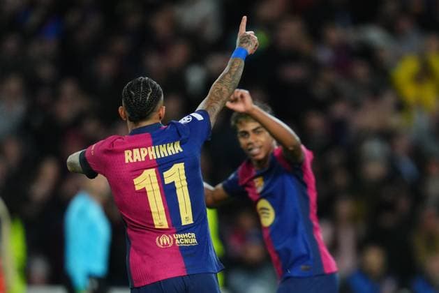 Barcelona, Spain, Season 2024 2025, UEFA Champions League, Round of 16, second leg, FC Barcelona, Barca v SL Benfica, Lluis Companys Stadium, 11 March 2025 Copyright: xBaguxBlancox xPressinphotox