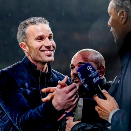 Feyenoord Rotterdam trainer Robin van Persie during the match Inter - Feyenoord at the San Siro Stadium for the UEFA Champions League - Round of 16 - 2st leg season 2024-2025 in MILAN, Italia on 11 march 2025, (photo by Marcel van Dorst EYE4images DeFodi Images)