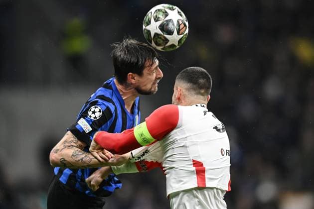 Db Milano 11 03 2025 - Champions League Inter-Feyenoord foto Daniele Buffa Image nella foto: David Hancko-Francesco Acerbi 