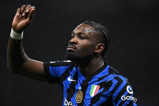 Mg Milano 11 03 2025 - Champions League Inter-Feyenoord foto Matteo Gribaudi Image nella foto: Marcus Thuram 