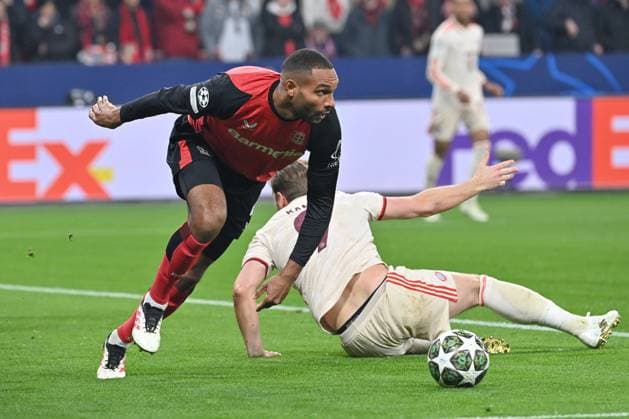 11.03.2025, xjrdrx, Fussball UEFA Champions League, Bayer 04 Leverkusen - Bayern München v.l. Jonathan Tah (Leverkusen, 4) (DFL DFB REGULATIONS PROHIBIT ANY USE OF PHOTOGRAPHS as IMAGE SEQUENCES and or QUASI-VIDEO) Leverkusen