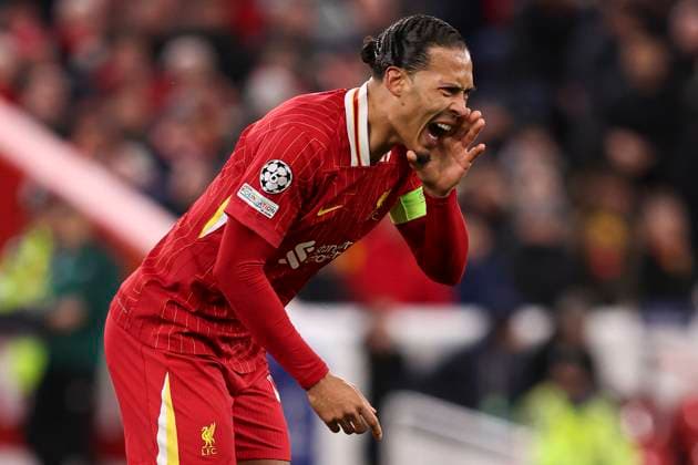 Liverpool FC v Paris Saint-Germain F.C Virgil van Dijk of Liverpool shows a look of frustration during the Liverpool FC v Paris Saint-Germain F.C UEFA Champions League, Round of 16, 2nd Leg match at Anfield, Liverpool, England, United Kingdom on 11 March 2025 Credit: Jake Kirkman Every Second Media Editorial use only. All images are copyright Every Second Media Limited. No images may be reproduced without prior permission. Copyright: xIMAGO EveryxSecondxMediax ESM-1361-0064 JakexKirkmanx xEveryxSecondxMedix