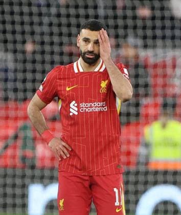 Sport Themen der Woche KW11 - Liverpool v Paris Saint-Germain, UEFA Champions League, Round of 16, 2nd Leg, Anfield Stadium, Liverpool, UK - 11th March 2025. Darren Campbell Crystal Pix Mohamed Salah of Liverpool . - Liverpool v Paris Saint-Germain, UEFA Champions League, Round of 16, 2nd Leg, Anfield Stadium, Liverpool, UK - 11th March 2025. Darren Campbell Crystal Pix Liverpool Anfield Stadium UK Copyright: xDarrenxCampbellx CP_Liverpool_PSG_Darren_Campbell_060lll