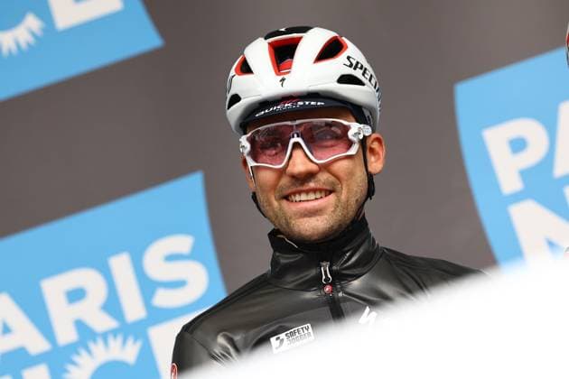 German Maximilian Max Schachmann of Soudal Quick-Step pictured at the start of stage four of the 83th edition of the Paris-Nice cycling race, 163,4km from Vichy to La Loge des Gardes, France, Wednesday 12 March 2025. DAVIDxPINTENS  x114745284x