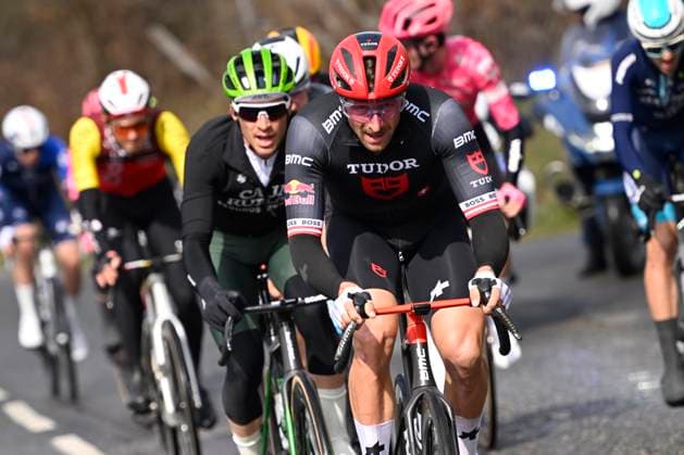 Paris - Nice 2025 - stage 4 LA LOGE DES GARDES, FRANCE - MARCH 12 : Haller Marco (AUT) of Tudor Pro Cycling Team during stage 4 of the 83th edition of the Paris - Nice cycling race, a stage of 163,4km with start in Vichy and finish in La Loge Des Gardes on March 12, 2025 in La Loge Des Gardes, France, 12 03 2025 ( Motordriver Kenny Verfaillie - La Loge Des Gardes France  Copyright: xNicoxVereeckenx