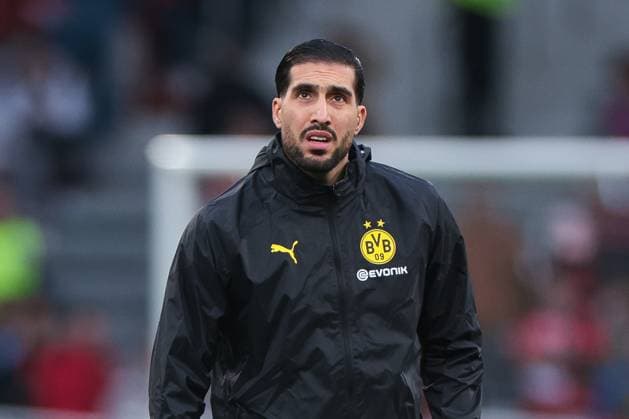 12.03.2025, UEFA Champions League, Achtelfinale, Lille OSC - Borussia Dortmund, Emre Can (Borussia Dortmund) ist nachdenklich, Lille Stade Pierre Mauroy Decathlon Arena Paris xRHR-FOTO DEx Copyright: DennisxEwert RHR-FOTOx RHR-FOTO DE