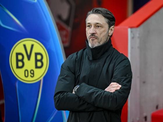 Lille, France, 12.03.2025: Trainer Niko Kovac (BV Borussia Dortmund) Looks on during the UEFA Champions League 2024 25 Round of 16 Second Leg match between LOSC Lille and Borussia Dortmund at Stade Pierre-Mauroy on March 12, 2025 in Lille, France. (Photo by Harry Langer DeFodi Images)