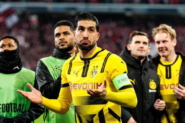 UEFA Champions League, LOSC Lille - Borussia Dortmund; 12.03.2025 Emre Can (Borussia Dortmund, 23) zuckt mit den Schultern UEFA Champions League Achtelfinale Rückspiel, LOSC Lille - Borussia Dortmund; Lille, Stade Pierre Mauroy am 12.03.2025 Copyright: xBEAUTIFULxSPORTS Wunderlx