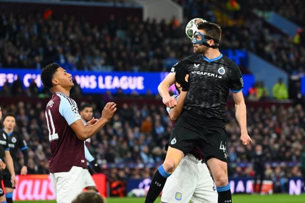 Aston Villa v Club Brugge - UEFA Champions League BIRMINGHAM, ENGLAND - MARCH 12 : Mech in action during the UEFA Champions League 2024 25 round of 16 match second leg between Aston Villa and Club Brugge on March 12, 2025 in Birmingham, England, 12 03 2025 Birmingham England  Copyright: xVincentxKalutx