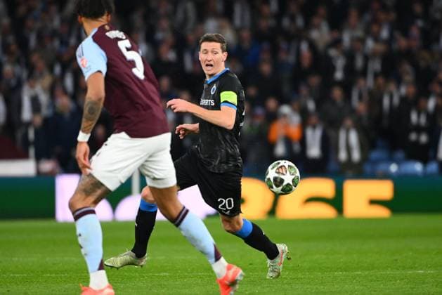 Aston Villa v Club Brugge - UEFA Champions League BIRMINGHAM, ENGLAND - MARCH 12 : Vanaken Hans midfielder of Club Brugge in action during the UEFA Champions League 2024 25 round of 16 match second leg between Aston Villa and Club Brugge on March 12, 2025 in Birmingham, England, 12 03 2025 Birmingham England  Copyright: xVincentxKalutx