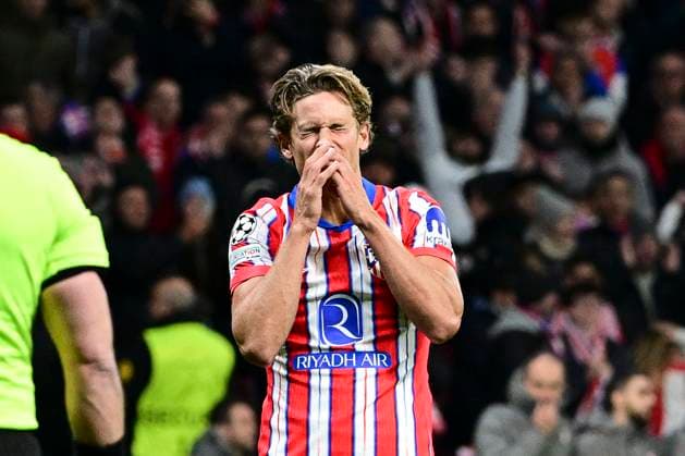 Marcos Llorente 14 (Atletico Madrid), Atletico Madrid vs. Real Madrid , Fussball, Champions League, Achtelfinale Rueckspiel, 12.03.2025 Madrid Madrid Spanien