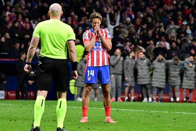 Sport Bilder des Tages Marcos Llorente 14 (Atletico Madrid), Atletico Madrid vs. Real Madrid , Fussball, Champions League, Achtelfinale Rueckspiel, 12.03.2025 Madrid Madrid Spanien