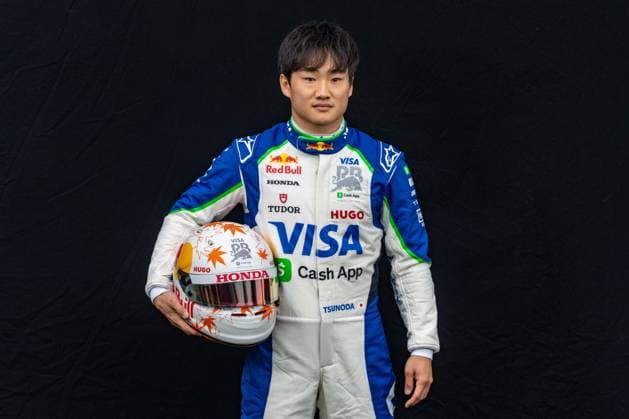 March 13, 2025, Melbourne, Victoria, Australia: Visa Cash App Racing Bulls Formula One Team driver YUKI TSUNODA of Japan poses for driver portraits on Thursday at the Formula 1 Louis Vuitton Australian Grand Prix 2025 on March 13, 2025 in Melbourne, Australia. Melbourne Australia - ZUMAf186 20250313_zsp_f186_024 Copyright: xJamesxForresterx