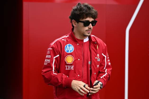 AUSTRALIAN GRAND PRIX, Charles Leclerc of Ferrari in the paddock at Albert Park Circuit in Melbourne, Victoria, Thursday, March 13, 2025. ( NO ARCHIVING, EDITORIAL USE ONLY, NO USE IN BOOKS WITHOUT CONSENT Melbourne Victoria Australia  Copyright: xJoelxCarrettx 20250313117888572823