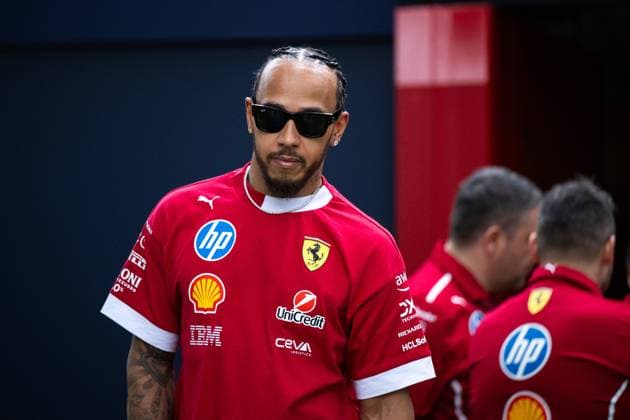 Lewis Hamilton (Scuderia Ferrari HP, 44), AUS, Formel 1 Weltmeisterschaft, Luis Vuitton Grand Prix von Australien, Albert Park Circuit Melbourne, Media Day, Saison 2025, 13.03.2025 AUS, Formel 1 Weltmeisterschaft, Luis Vuitton Grand Prix von Australien, Albert Park Circuit Melbourne, Media Day, Saison 2025, 13.03.2025 Melbourne Copyright: xEibner-Pressefoto Memmlerx EP_MMR
